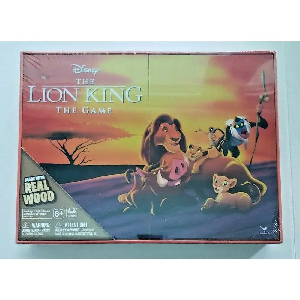 The Lion King the Game DISNEY ORIGINAL Made with REAL‎ WOOD